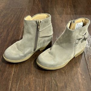 Tan Girls’ Ankle Booties